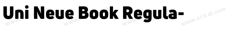Uni Neue Book Regula字体转换